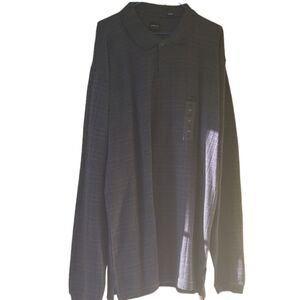 ARROW Mens Long Sleeve  Polo XXL Classic Fit Shirt Comfy Soft